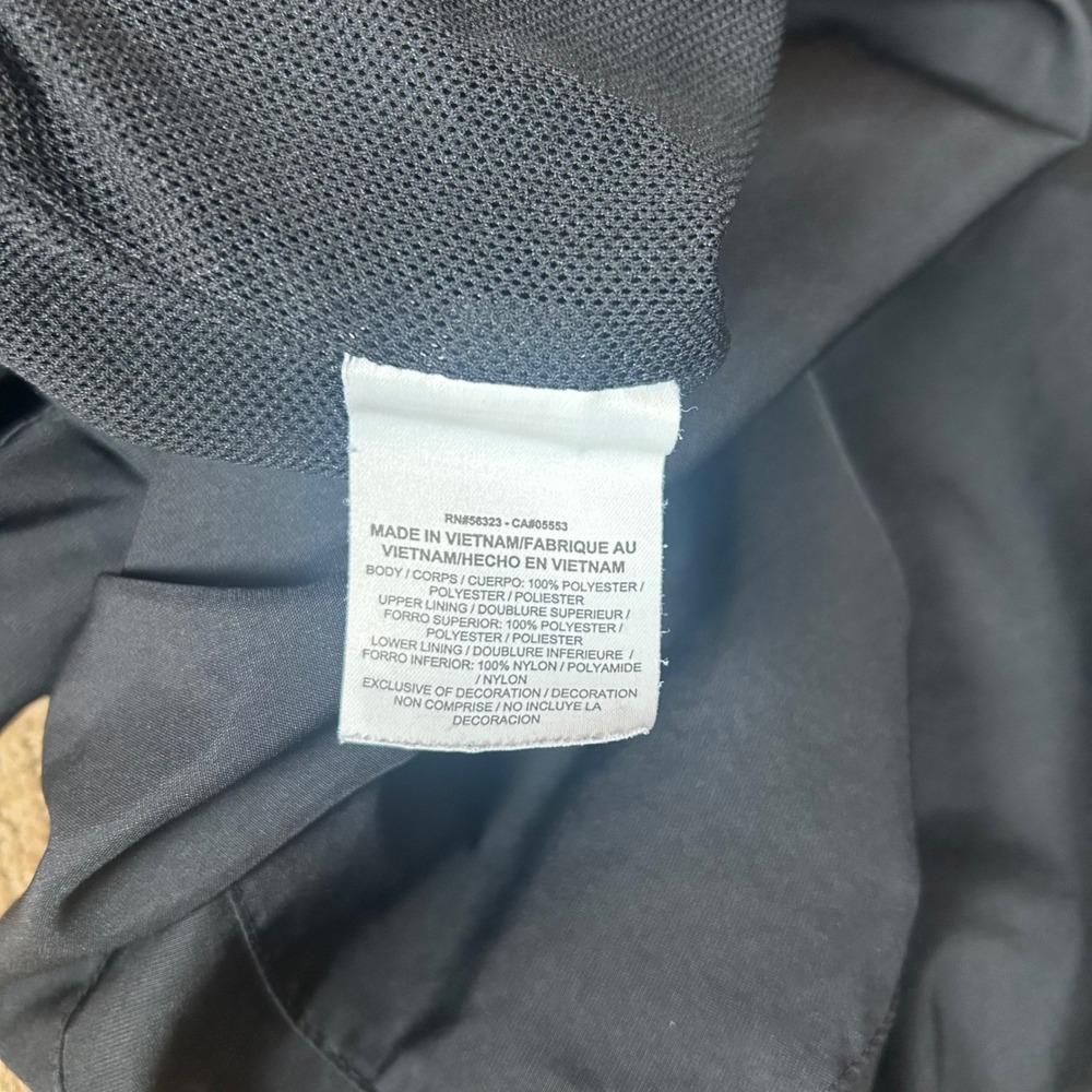 Nike Track Pants Mens XL Black Windbreaker Mesh Lined Swoosh Athletic - Picture 9 of 10